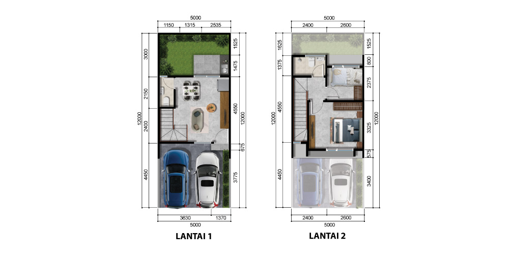 Tipe Pearl-X2 @ Cluster Vazza Living