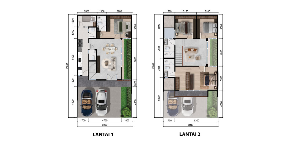Tipe CHERRYWOOD @ Cluster Dammara