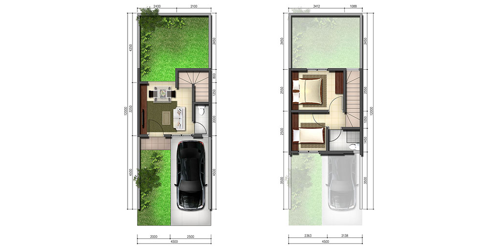 Tipe Rose @ Cluster Viola Residence